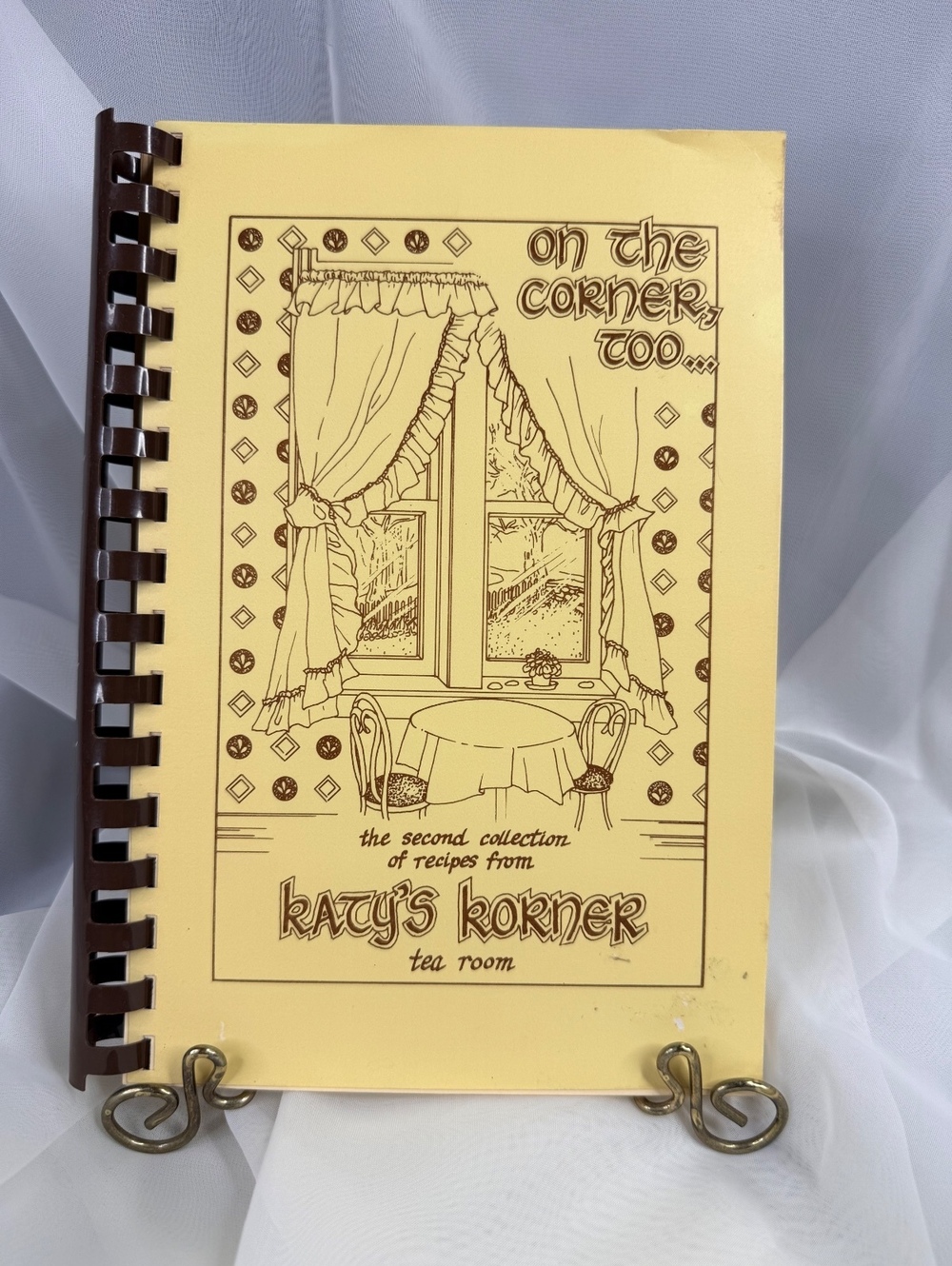 On the Corner, Too Katy's Korner Tea Room Vintage Cookbook 1984 Spiral Bound